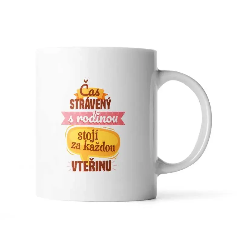 Hrnek Čas strávený s rodinou - 330 ml - standard