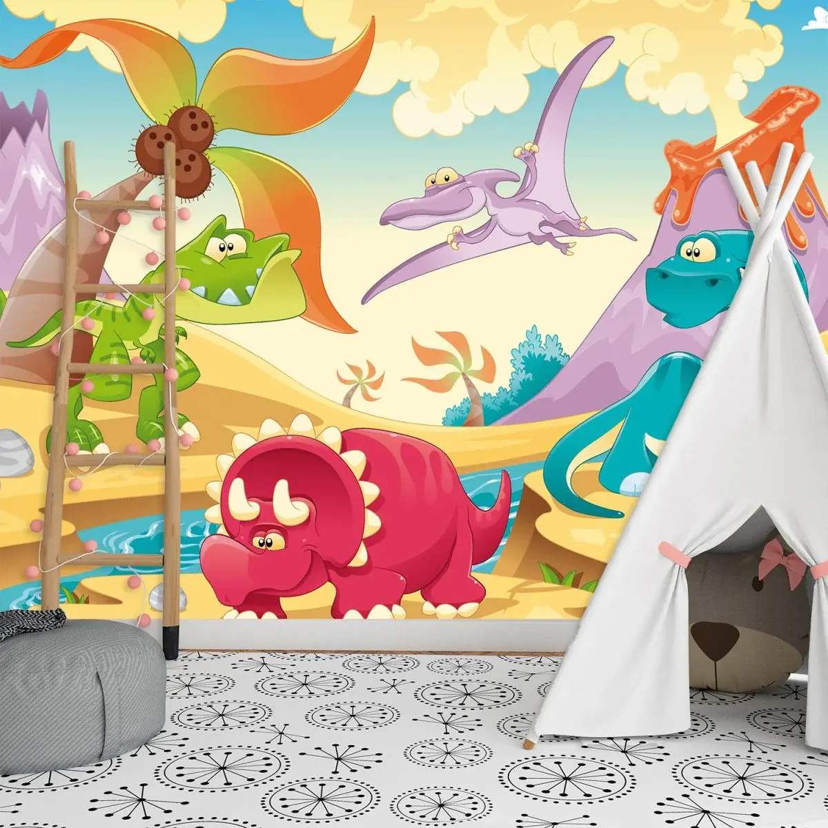 Tapeta Dinosauři 5 - 125x75 cm