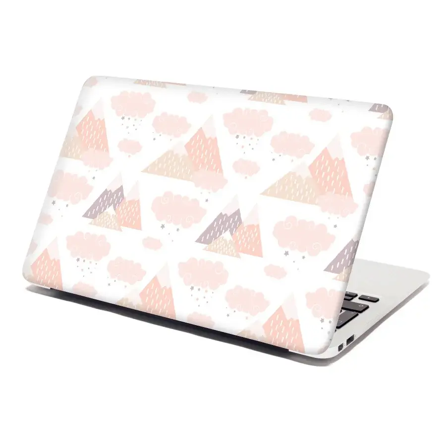 Samolepka na notebook Dětské pyramidy - 38x26 cm