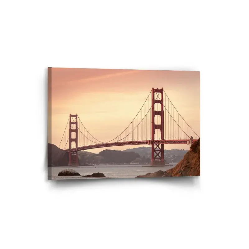 Obraz Golden Gate 2 - 90x60 cm