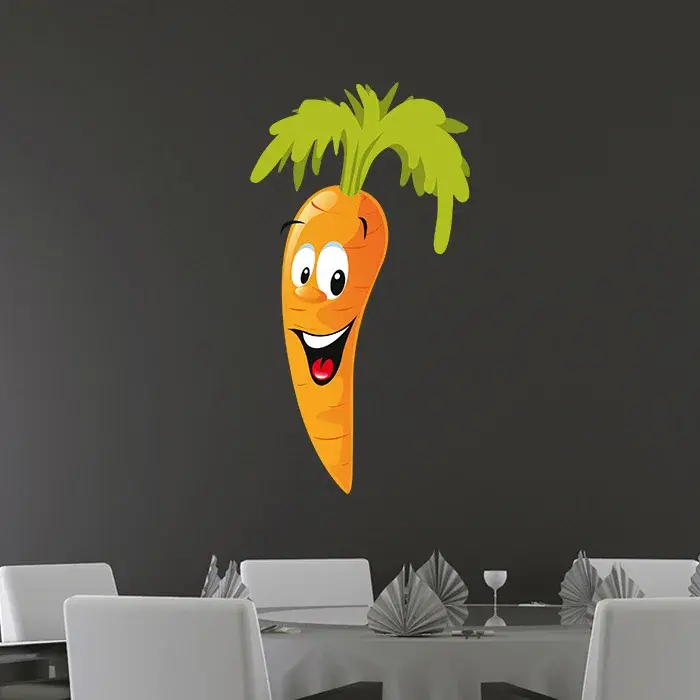 Samolepka na zeď: Mrkev -