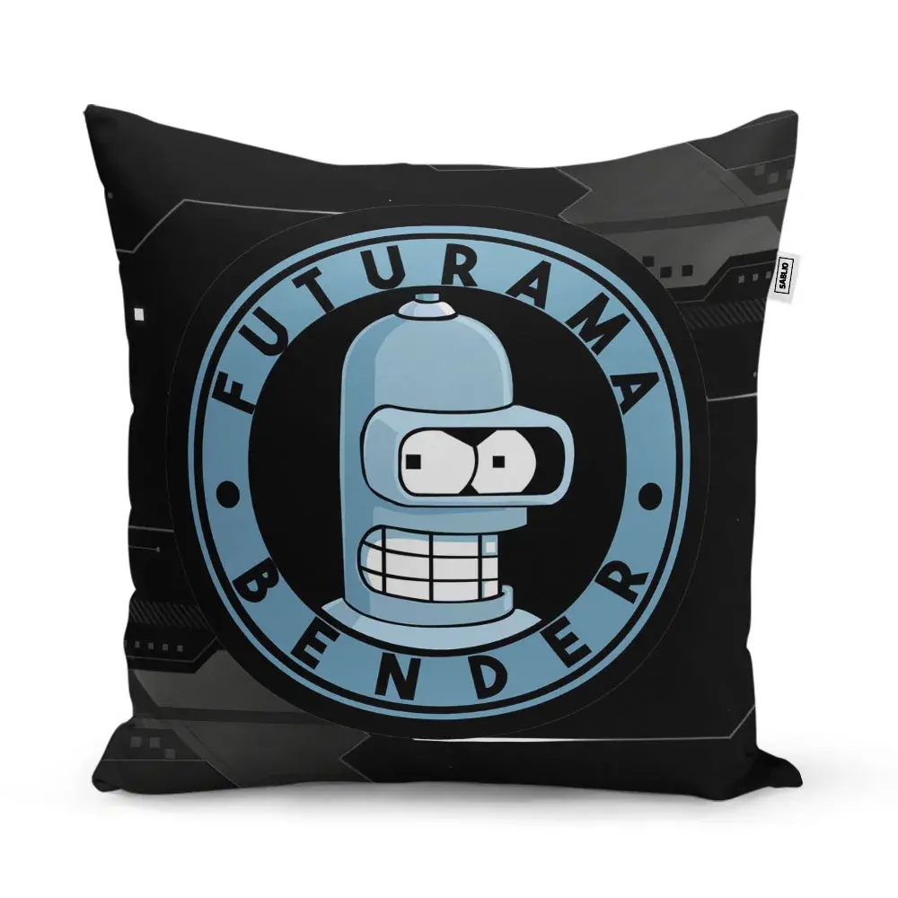 Polštář Futurama Bender Technology - 60x60 cm