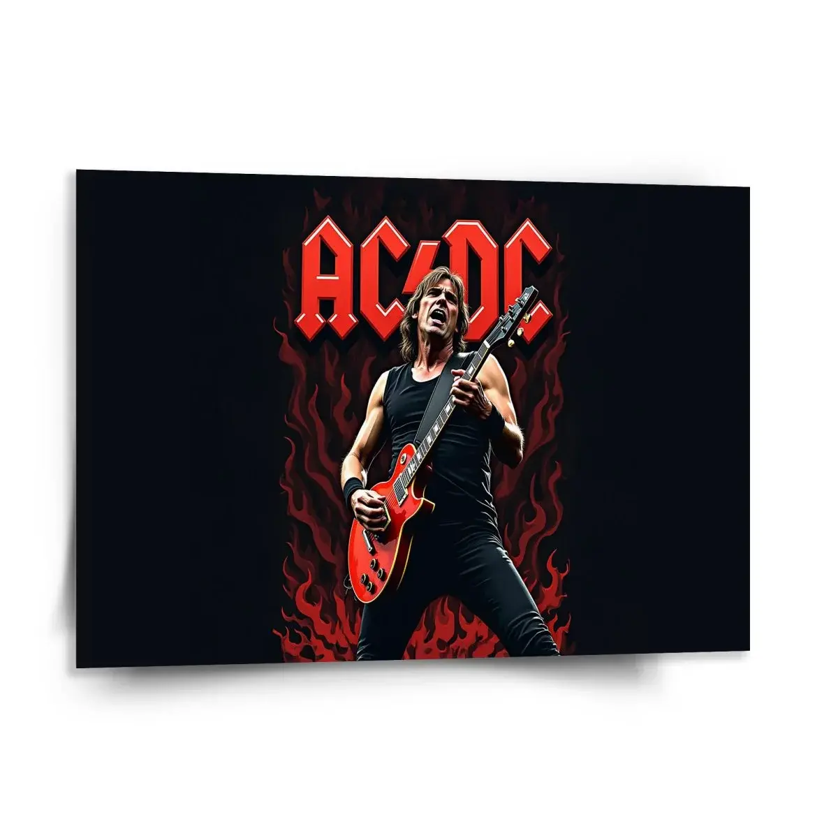 Obraz ACDC Kytarista - 150x110 cm
