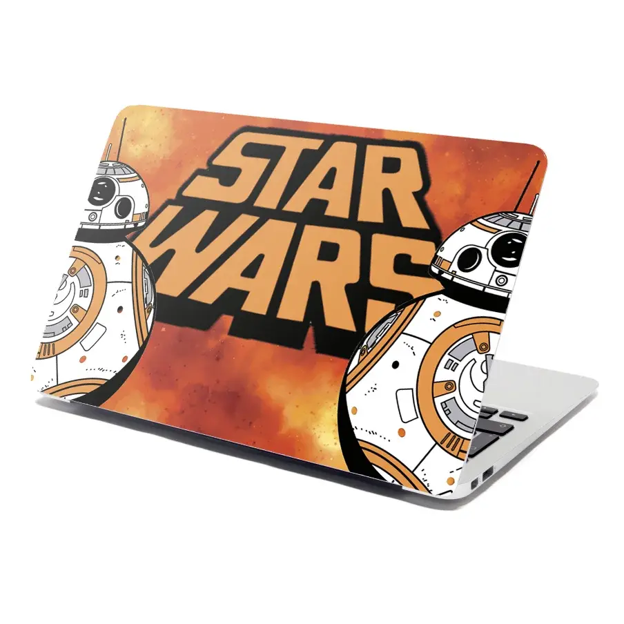 Samolepka na notebook Star Wars Ohnivé pozadí - 38x26 cm