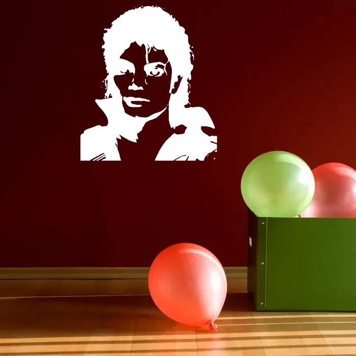 Samolepka na zeď: Michael Jackson 3 - 80x90 cm