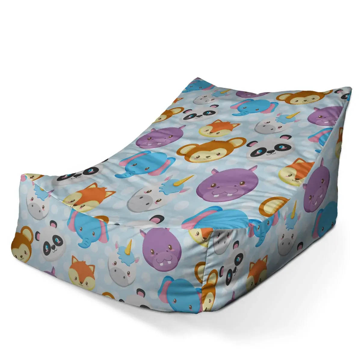 Sedací vak Lounge Zoo pro děti - 80 x 95 x 50 cm
