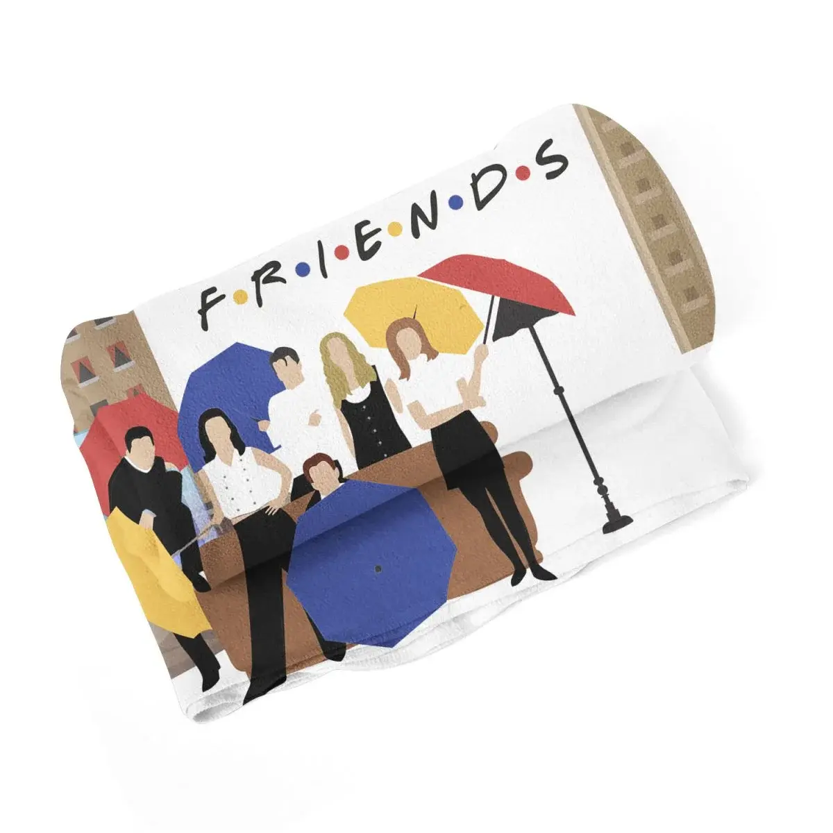 Deka Seriál přátelé FRIENDS Gauč u fontány - 150x120 cm
