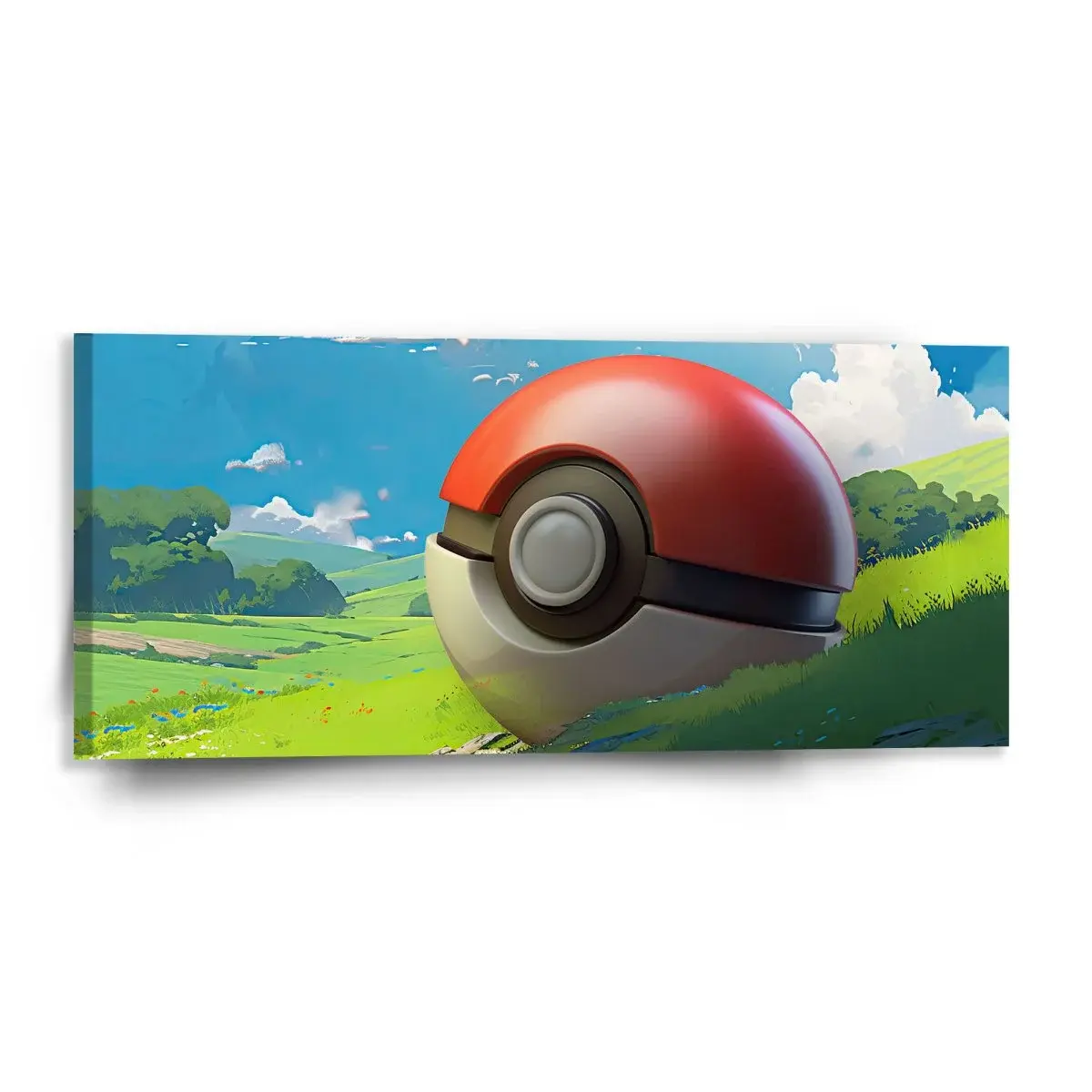 Obraz Pokemon ball Krajina - 110x50 cm