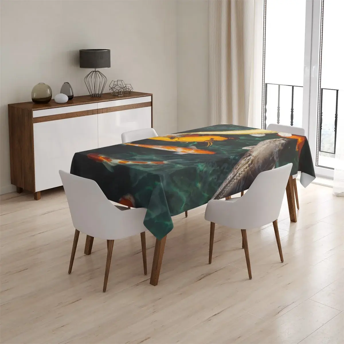 Ubrus Ryby - 90x90 cm