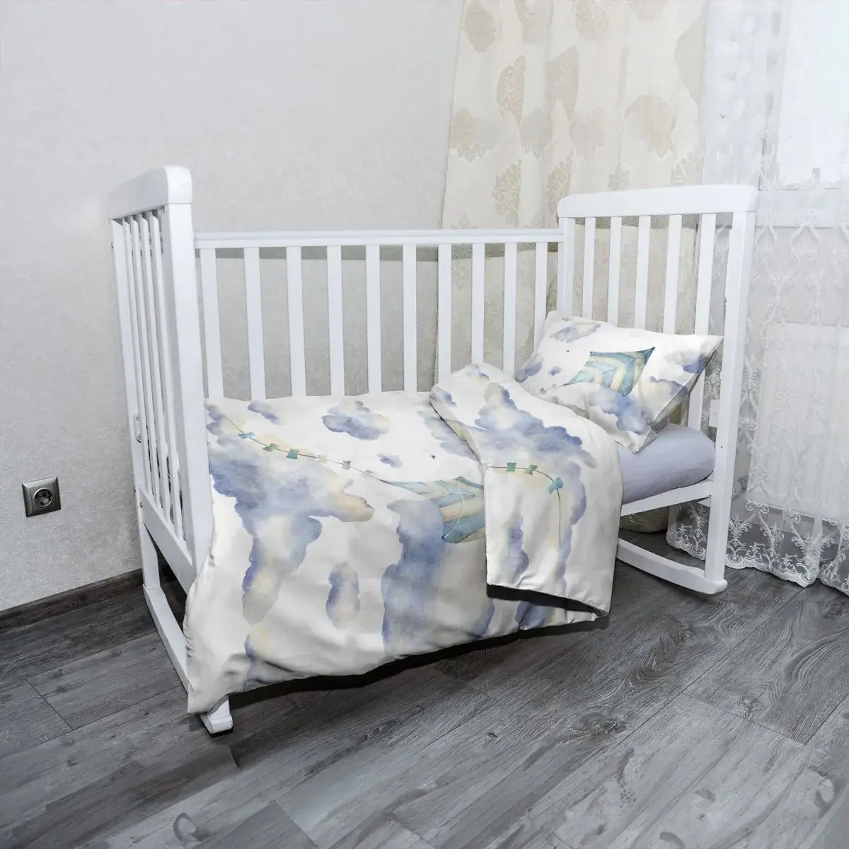 Dětské povlečení do postýlky Bezstarostný den - 120x90 / 40x60