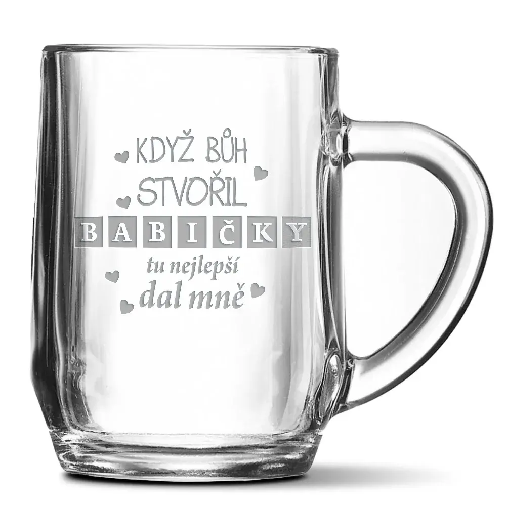 Půllitr Když Bůh stvořil babičky: 0,5
