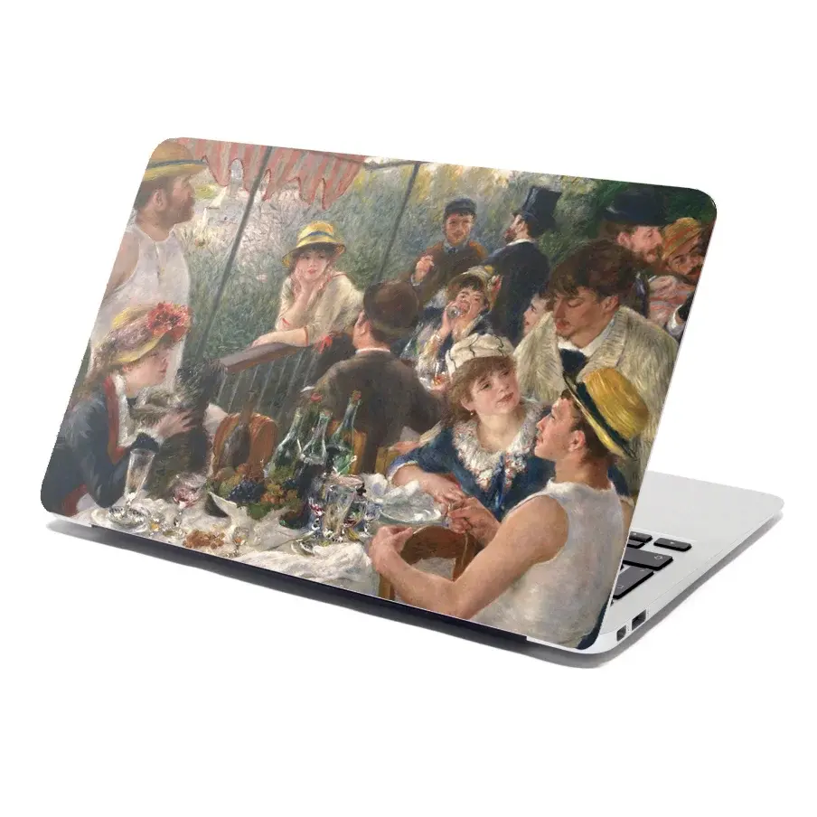Samolepka na notebook Snídaně veslařů - Auguste Renoir - 38x26 cm