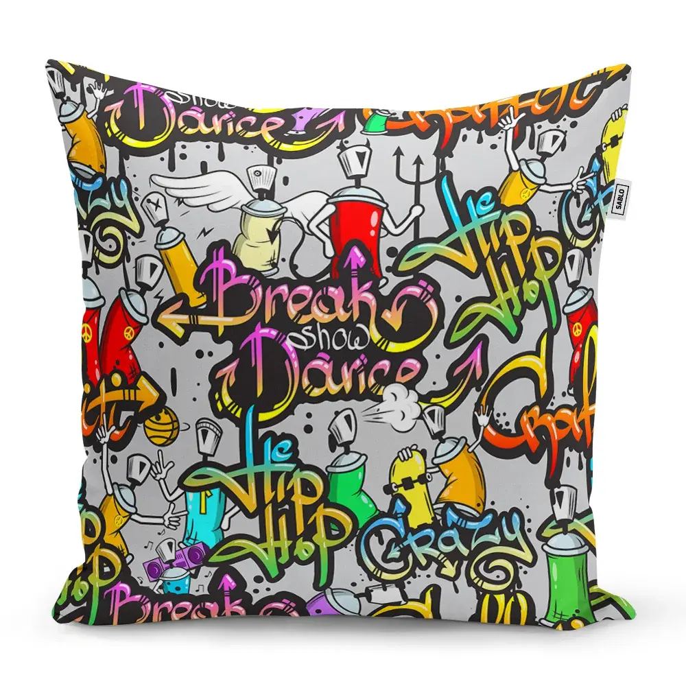 Polštář Graffiti - 50x50 cm