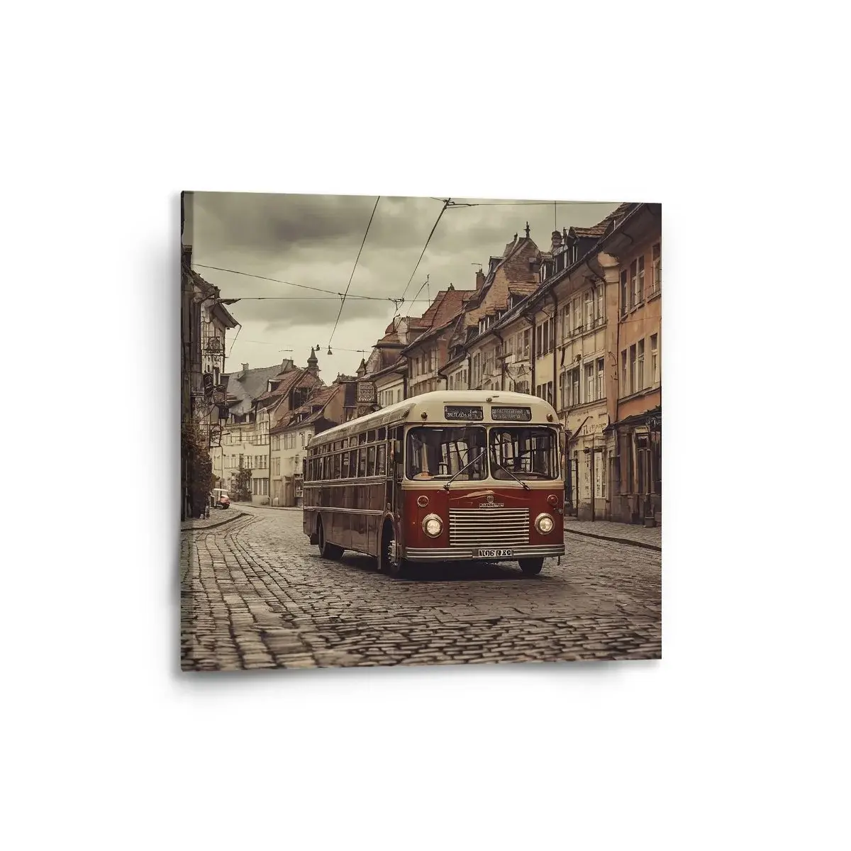 Obraz Historický autobus - 50x50 cm