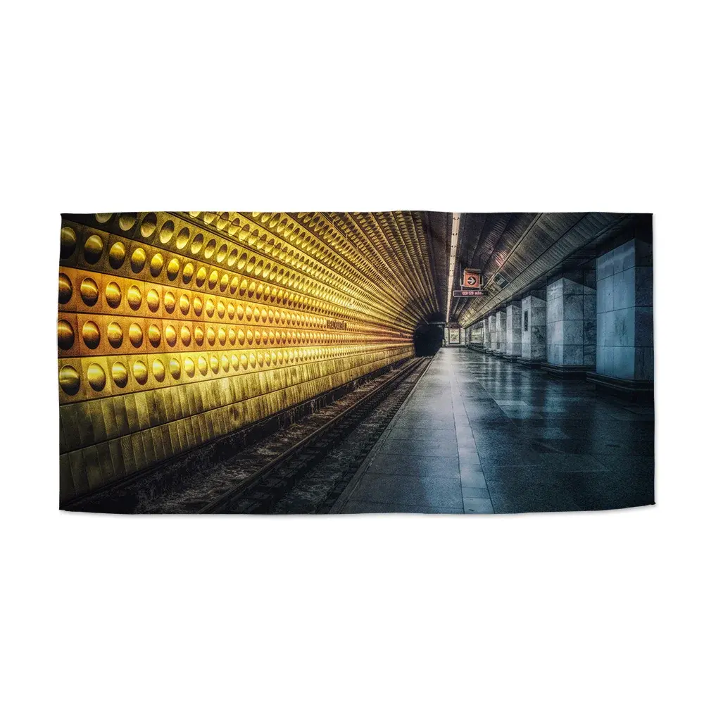 Ručník Pražské metro - 50x100 cm