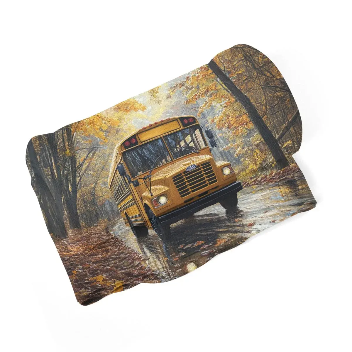 Deka Žlutý školní autobus - 150x120 cm