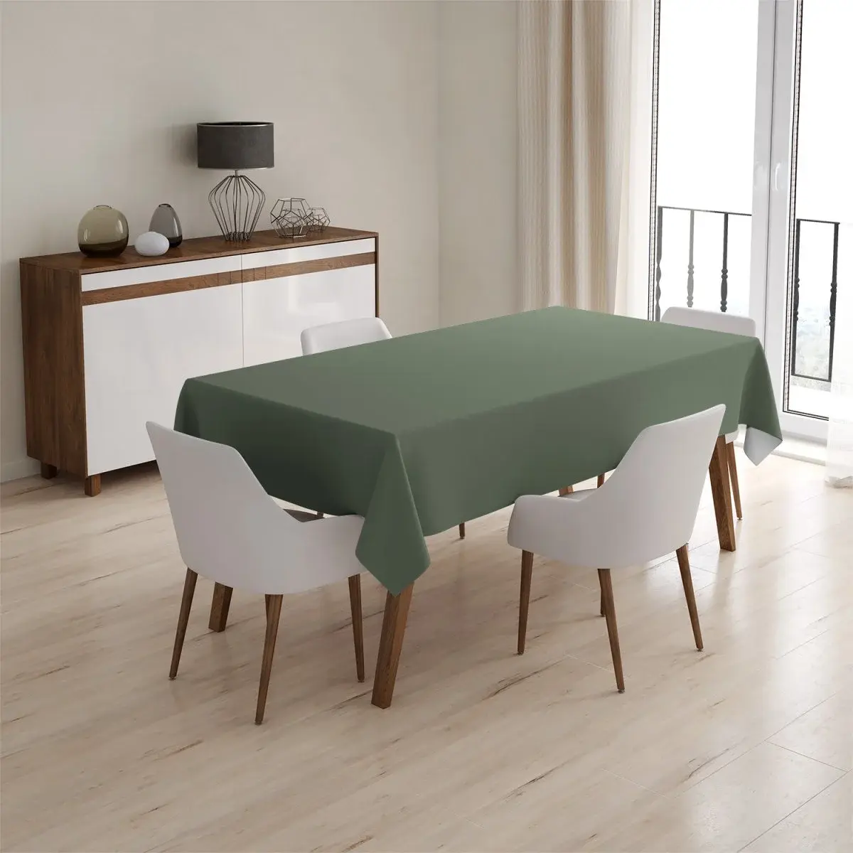 Ubrus Vojenská zelená 2 - 145x240 cm