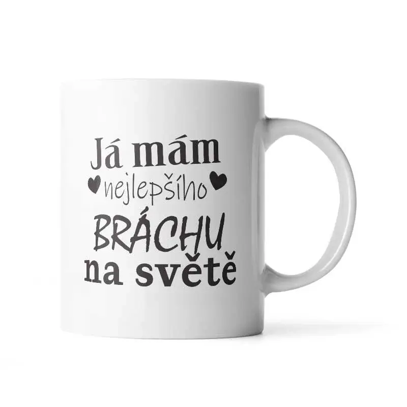 Hrnek Já mám nejlepšího bráchu na světě - 890 ml - XXL