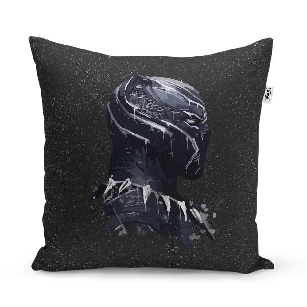 Polštář BLACK PANTHER z profilu Vesmír - 40x40 cm