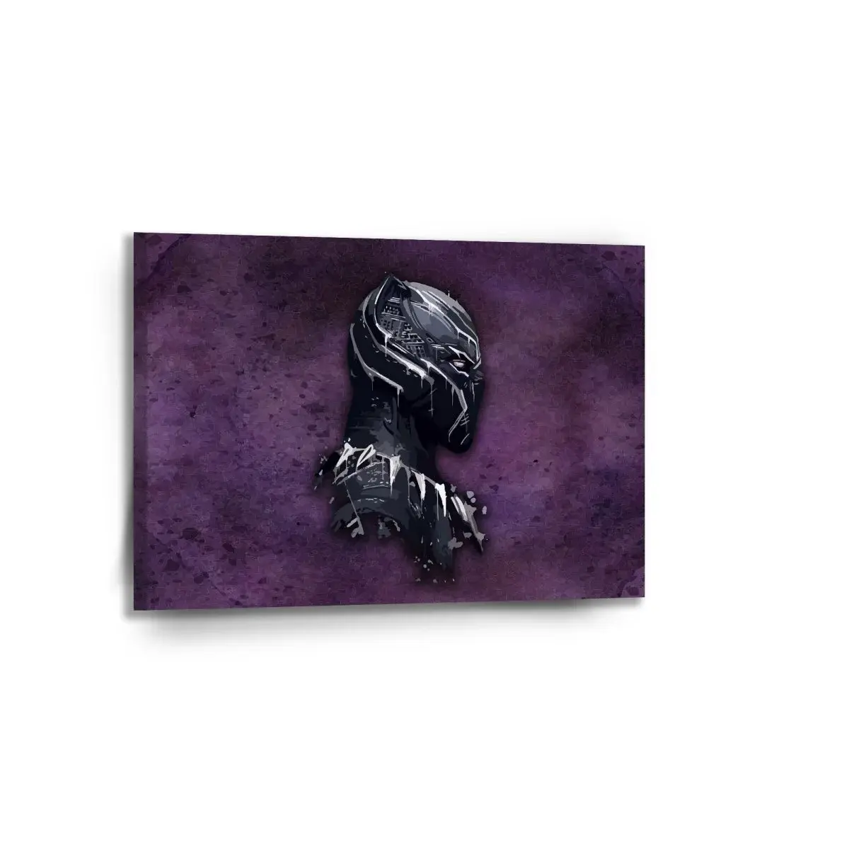 Obraz BLACK PANTHER z profilu Fialový mlhavý - 90x60 cm