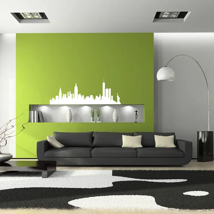 Samolepka na zeď: Panorama New York 2 - 90x35 cm