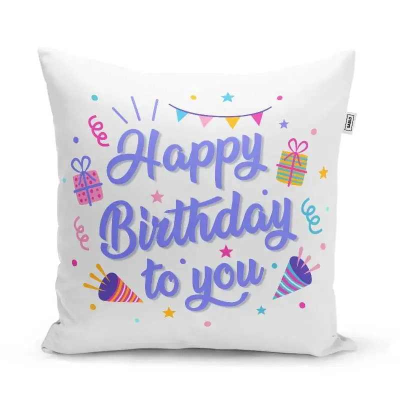 Polštář Happy birthday to you 3: 40x40 cm