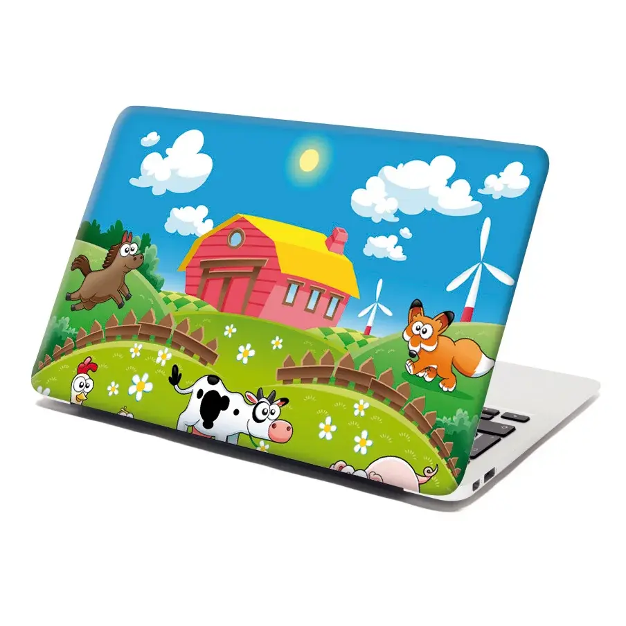 Samolepka na notebook Farma - 38x26 cm