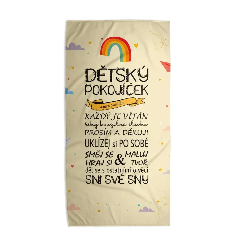 Ručník Dětský pokojíček - 70x140 cm