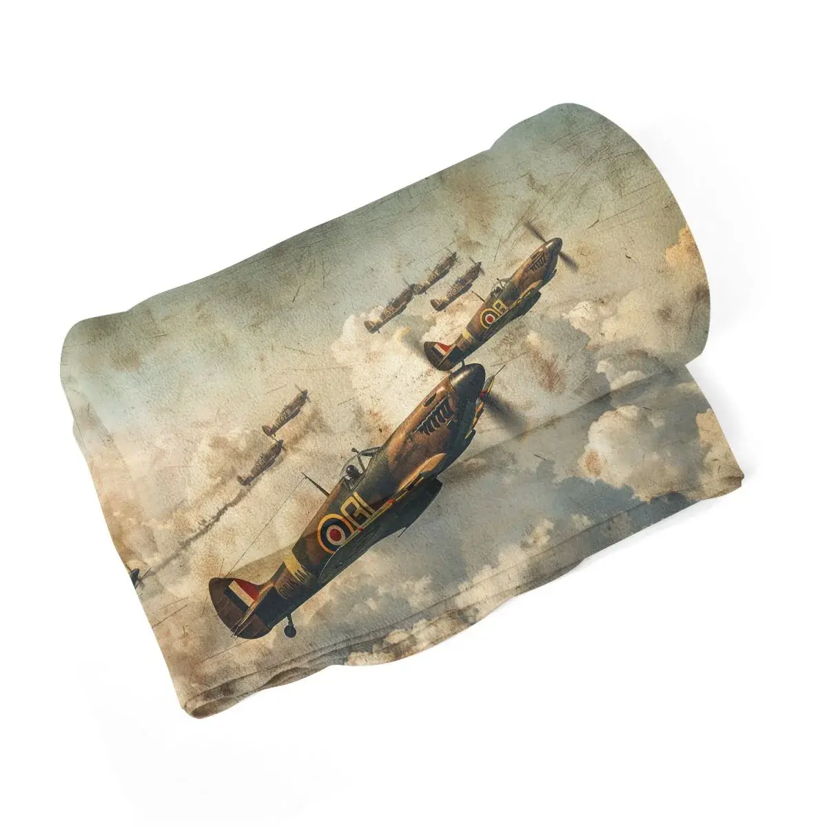 Deka Stíhačky Spitfire v letecké bitvě - 150x120 cm