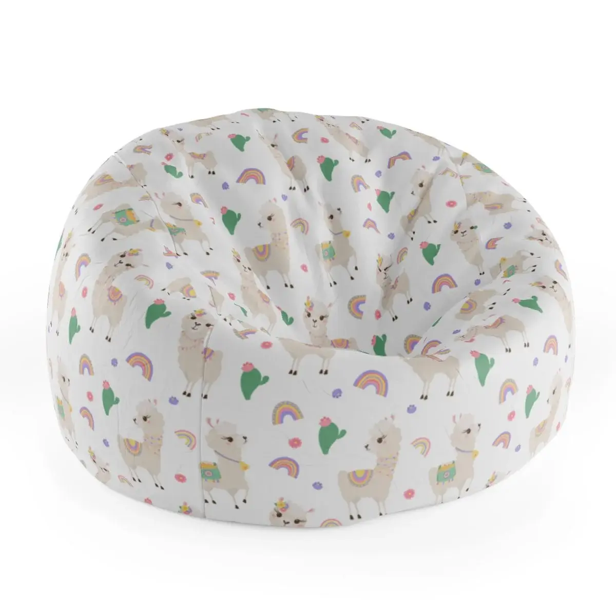 Sedací vak Cocoon Roztomilé lamy - 115 x 75 x 45 cm