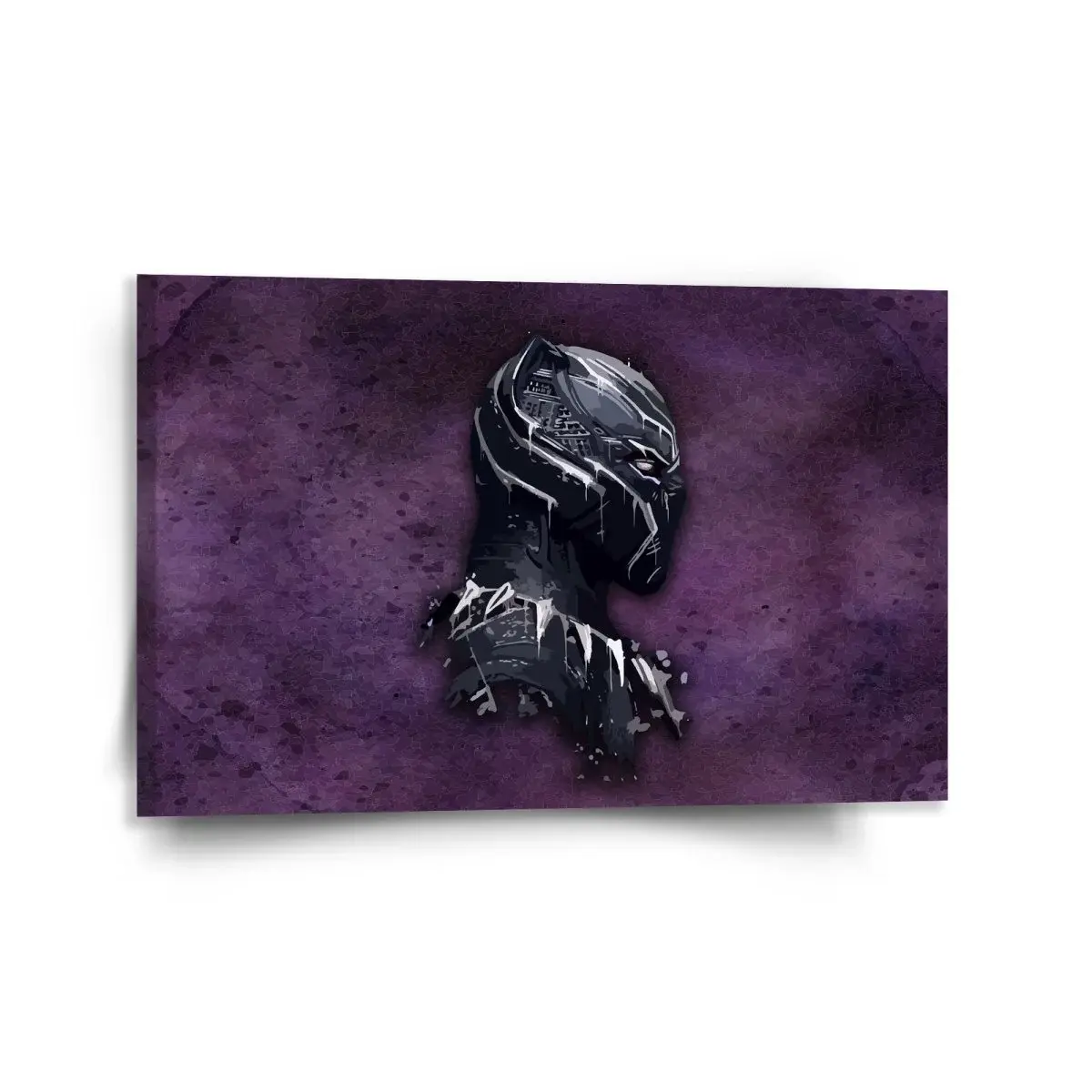 Obraz BLACK PANTHER z profilu Fialový mlhavý - 120x80 cm