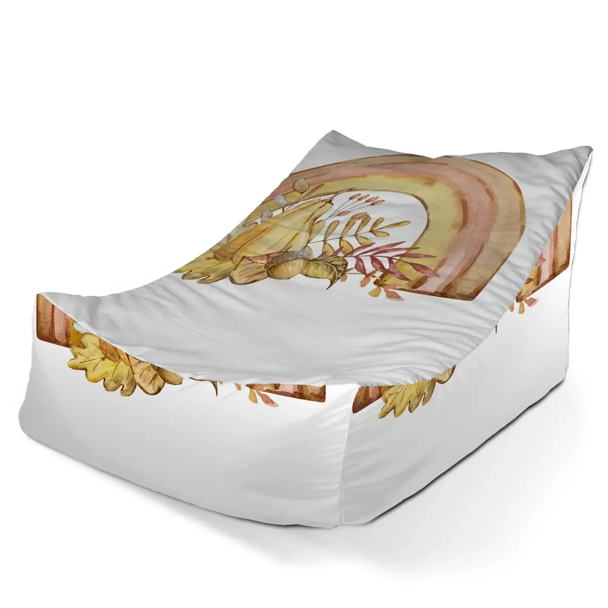 Sedací vak Lounge Podzimní duha - 120 x 100 x 80 cm