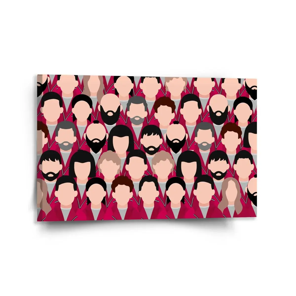 Obraz Money heist Anonymní tváře - 120x80 cm