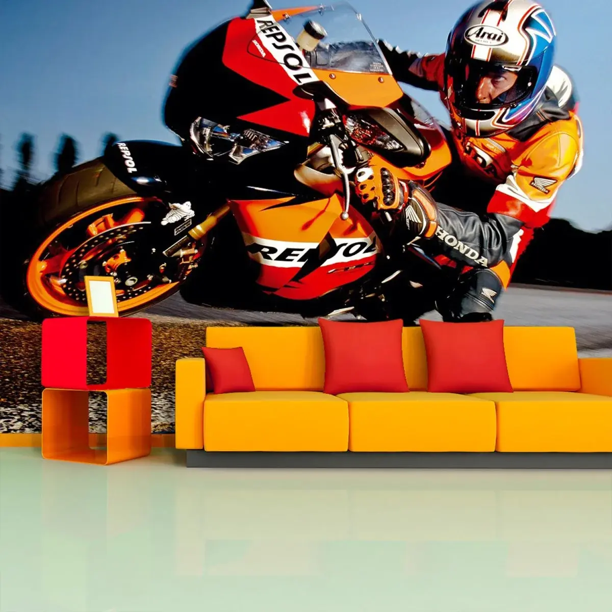 Tapeta Motorkář 2 - 336x220 cm