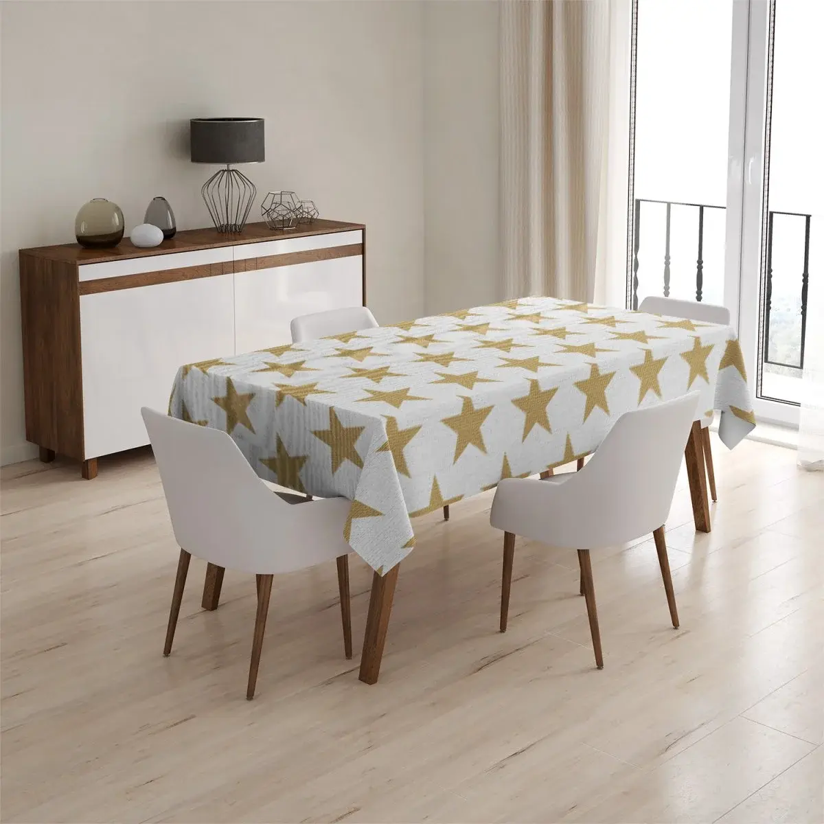 Ubrus Zlaté hvězdy - 145x240 cm