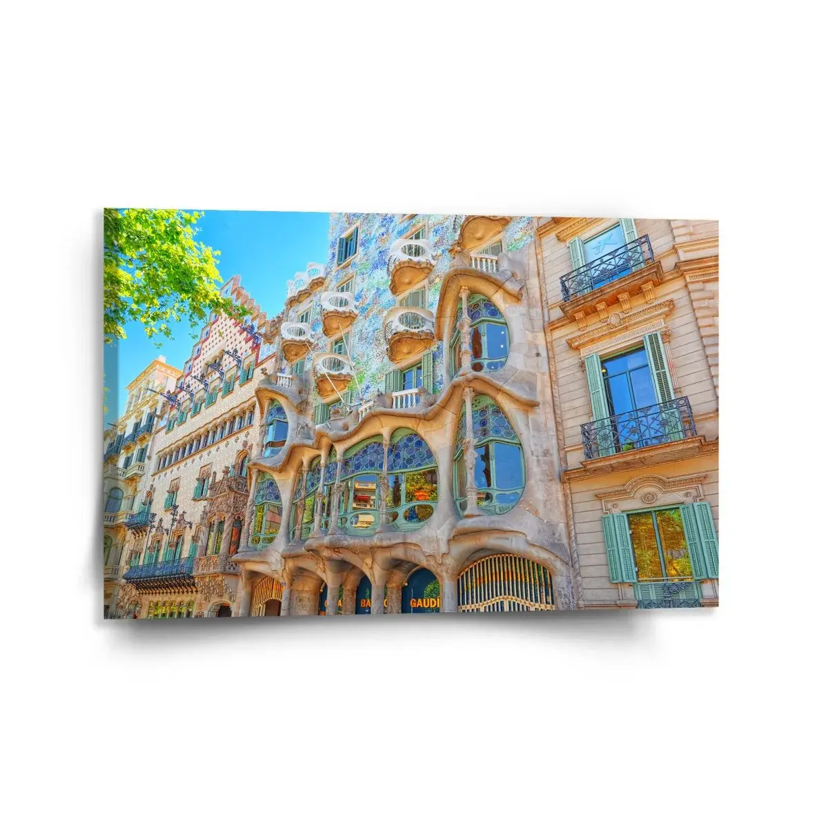 Obraz Barcelona Gaudi Casa Batllo 2 - 120x80 cm