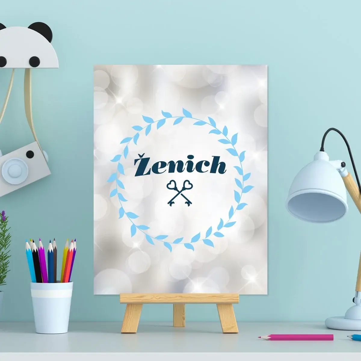 Dárková cedulka Ženich: 30x40 cm