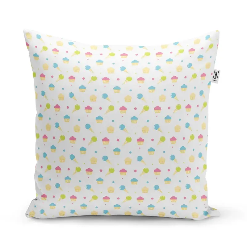 Polštář Zmrzlinky s muffiny - 60x60 cm