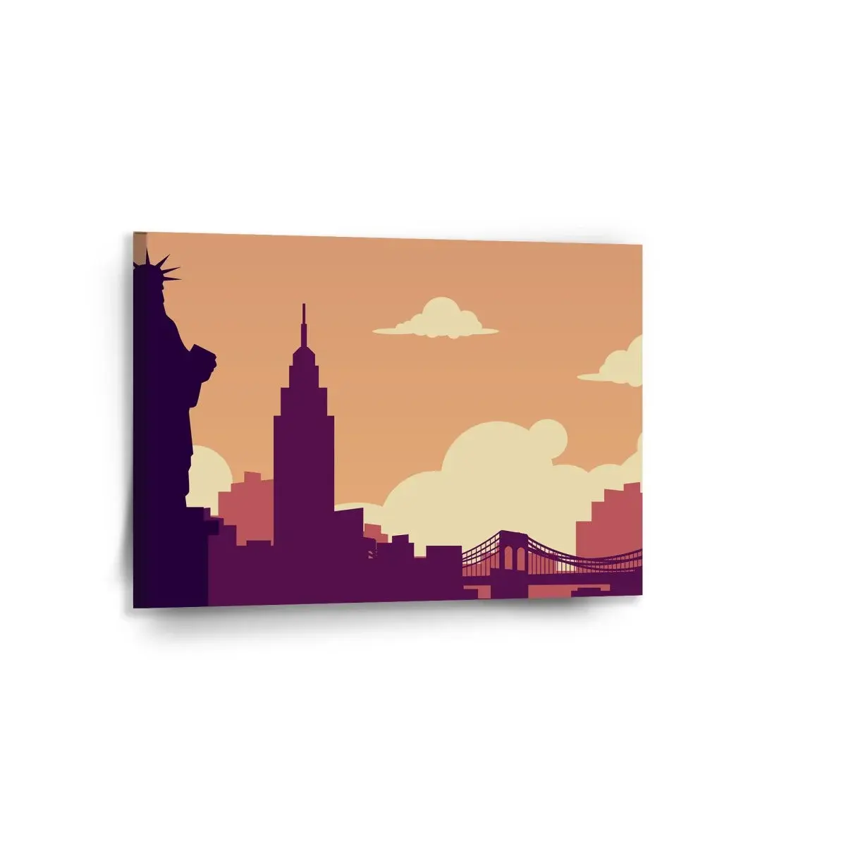 Obraz New York Socha svobody Art - 90x60 cm