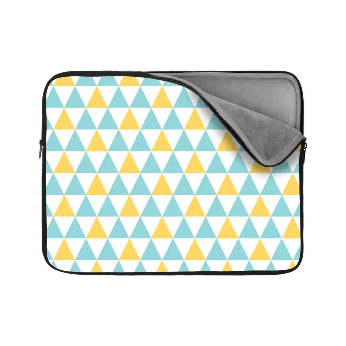 Obal na notebook Dvoubarevné trojúhelníky - 17"