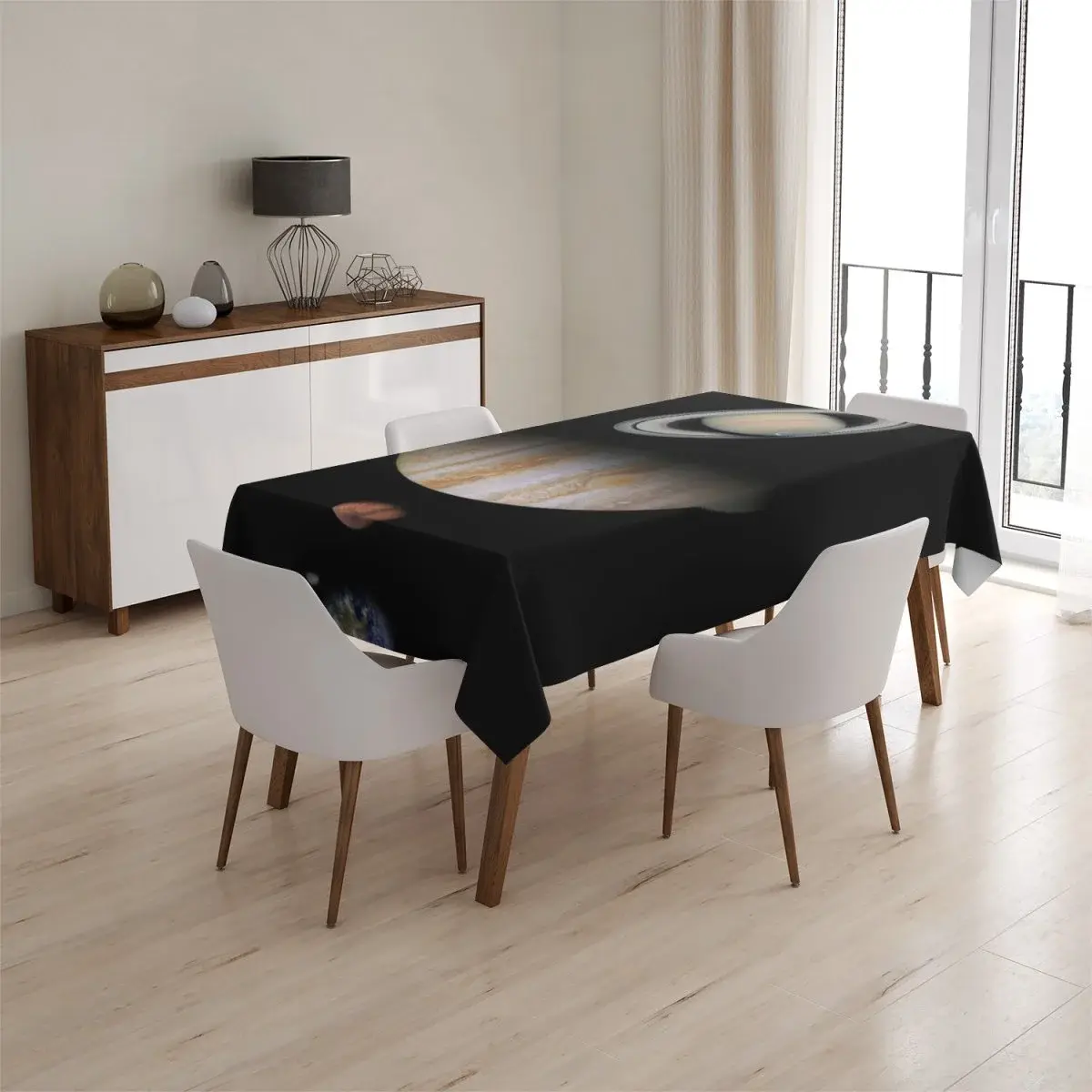 Ubrus Planety a slunce - 145x240 cm