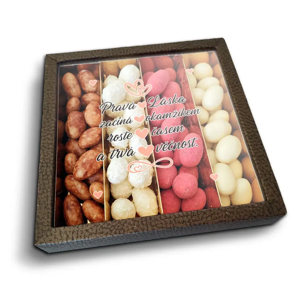Mandle v čokoládě Pravá láska - 4x 80g