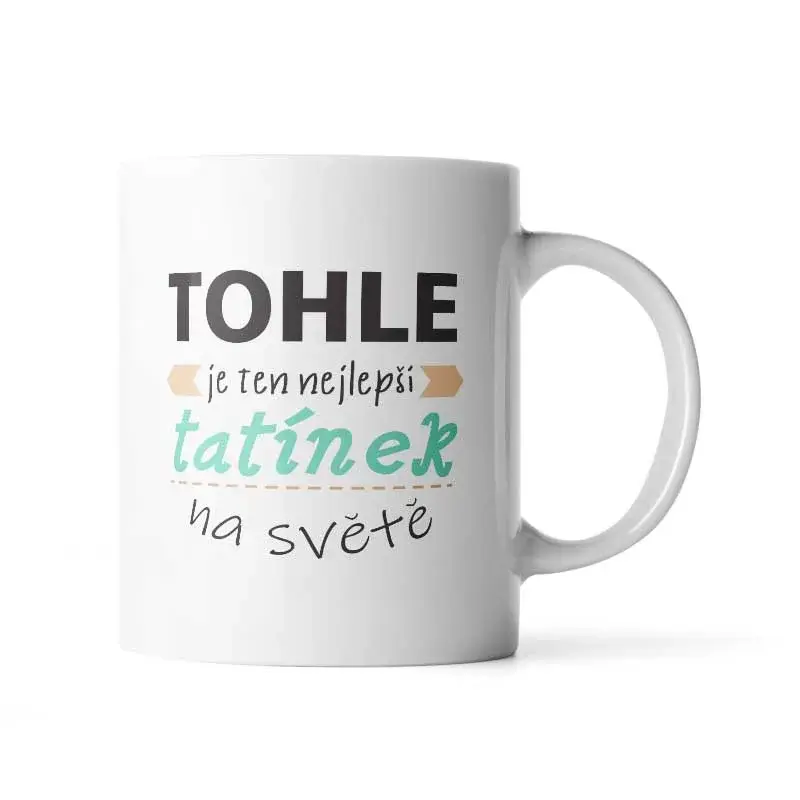 Hrnek Tohle je ten nejlepší tatínek na světě - 200 ml - espresso