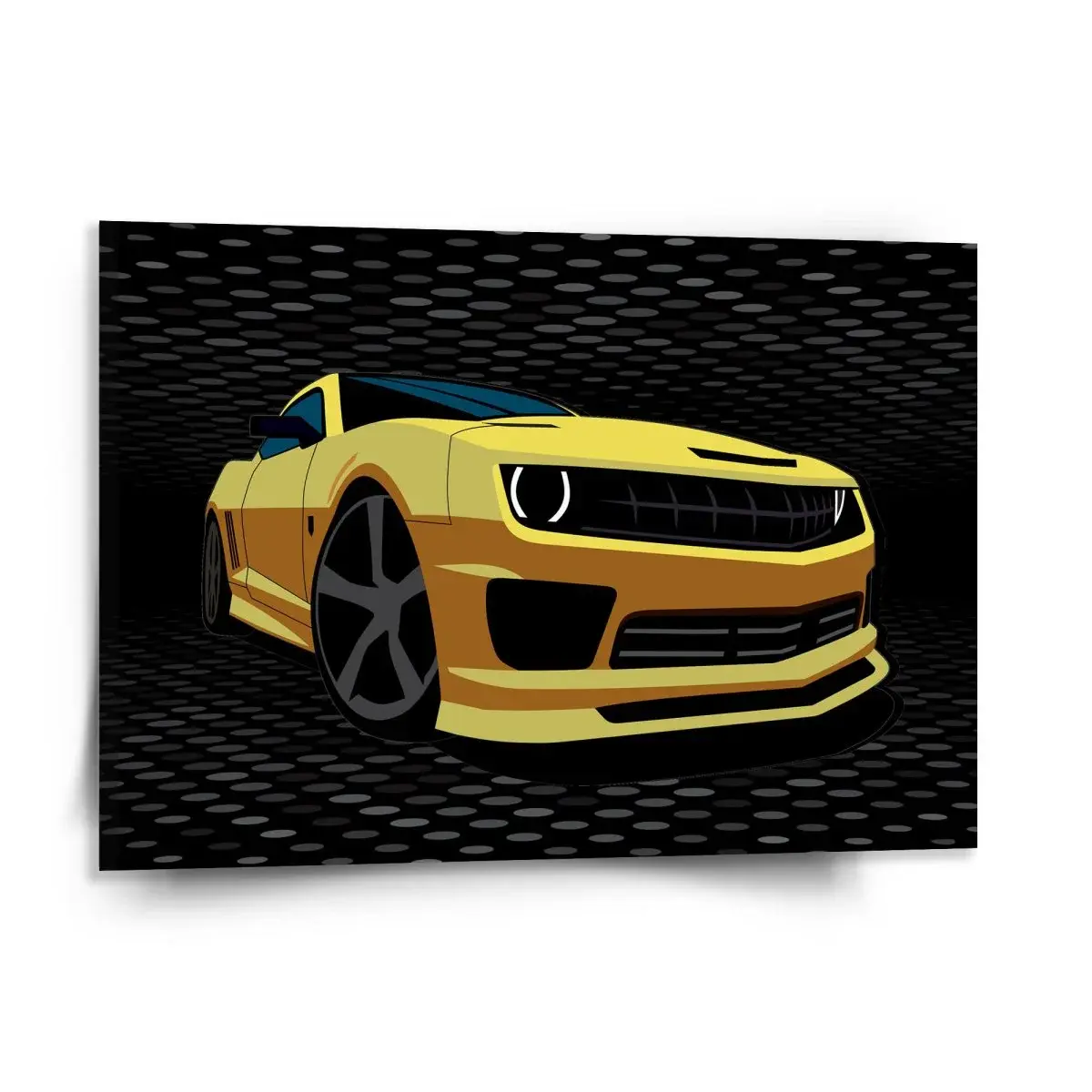 Obraz Chevrolet Camaro Puntíky - 150x110 cm