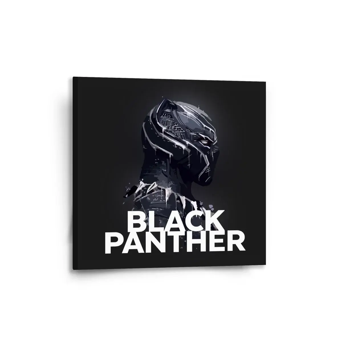 Obraz BLACK PANTHER z profilu Černý - 50x50 cm