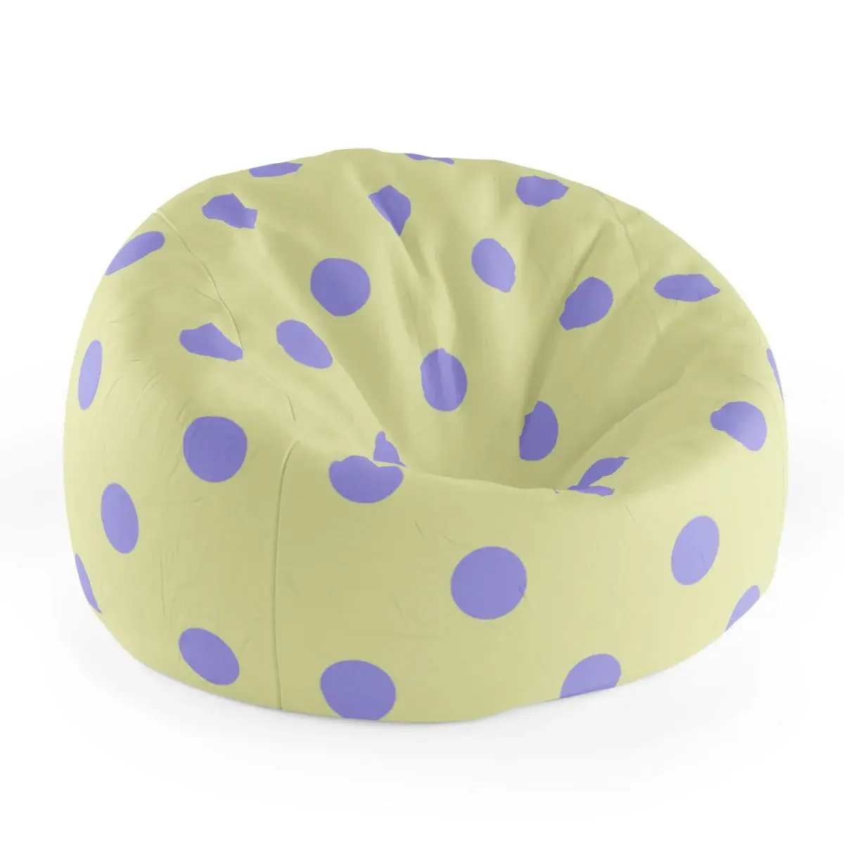 Sedací vak Cocoon Fialové tečky - 115 x 75 x 45 cm