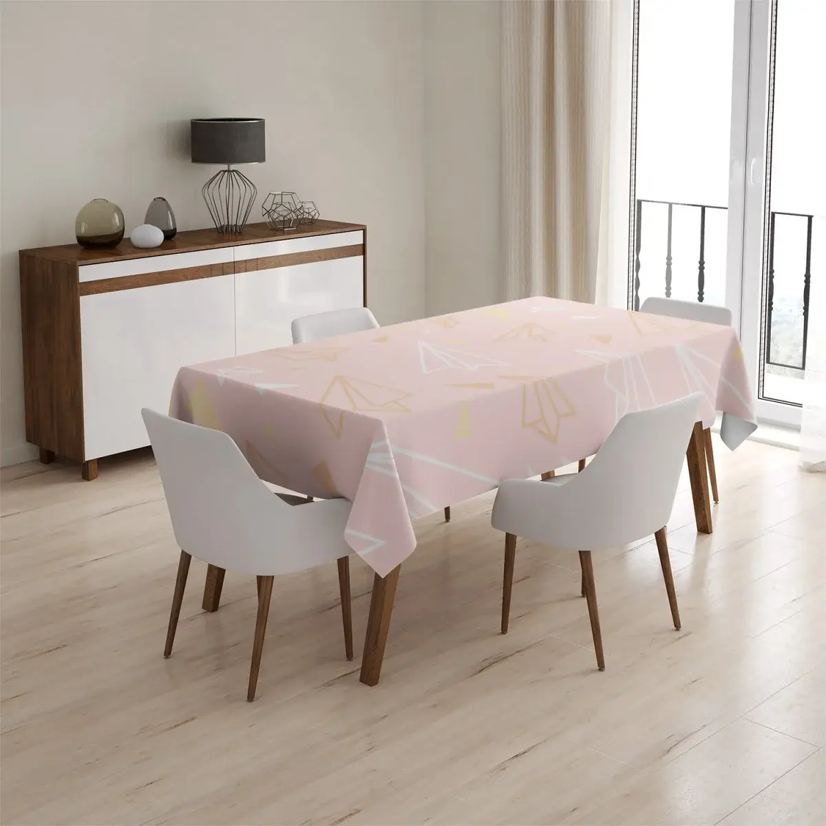 Ubrus Zlaté a bílé vlaštovky - 130x170 cm