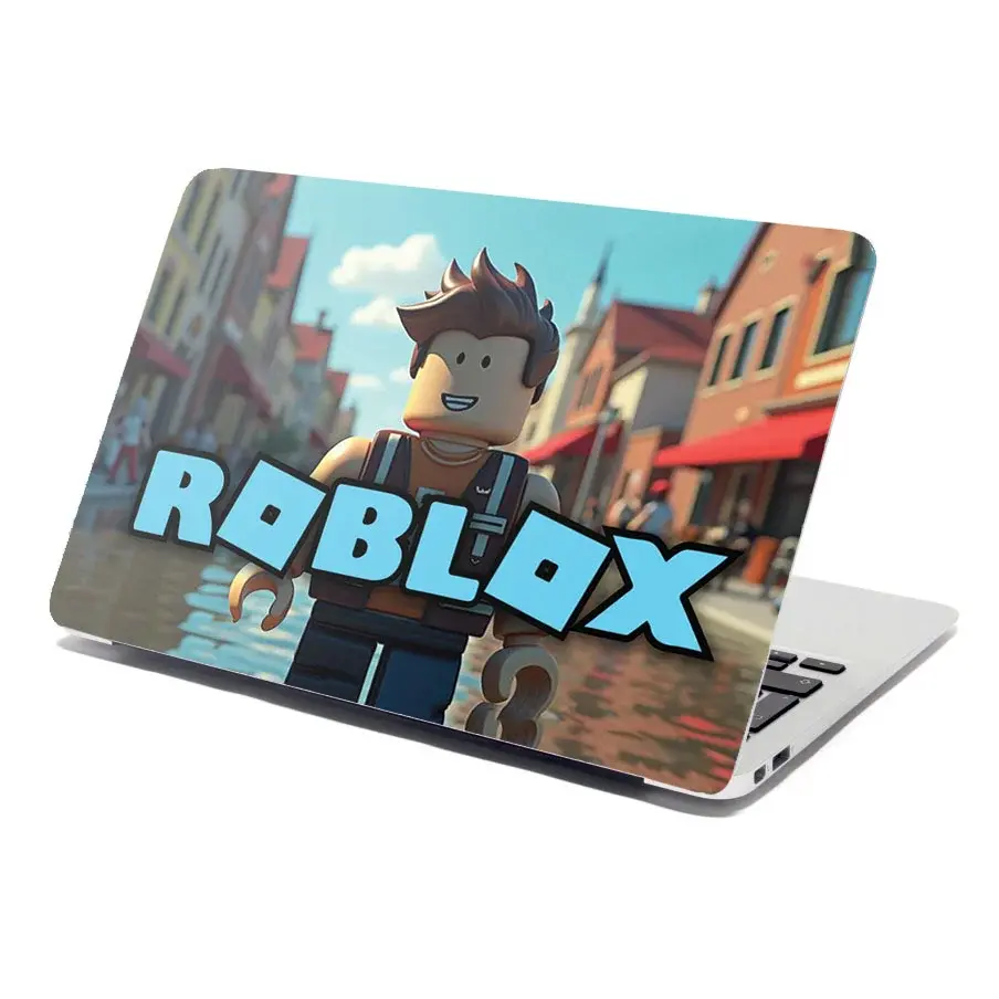 Samolepka na notebook ROBLOX Město - 38x26 cm