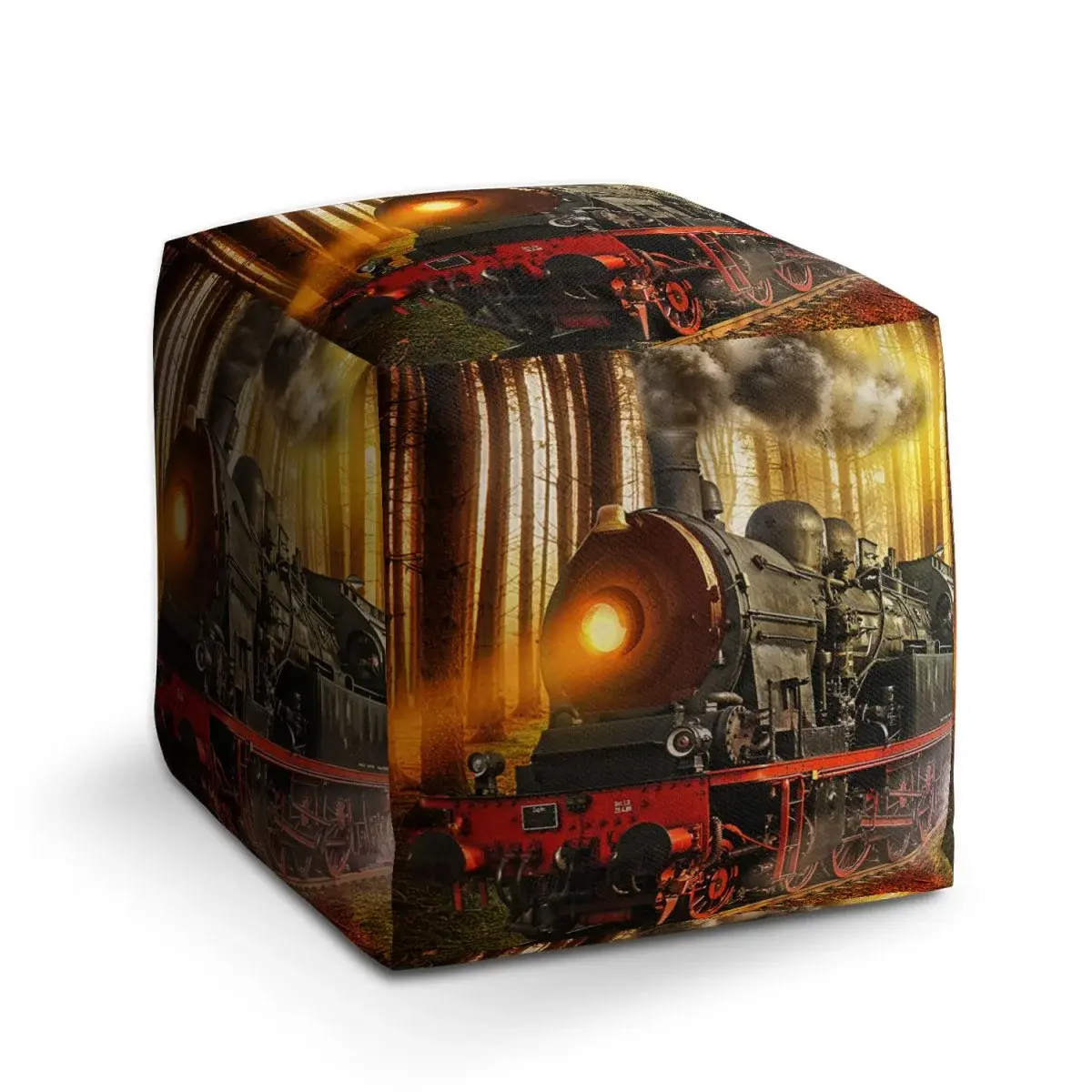 Taburet Cube Lokomotiva 2 - 50x50x50 cm
