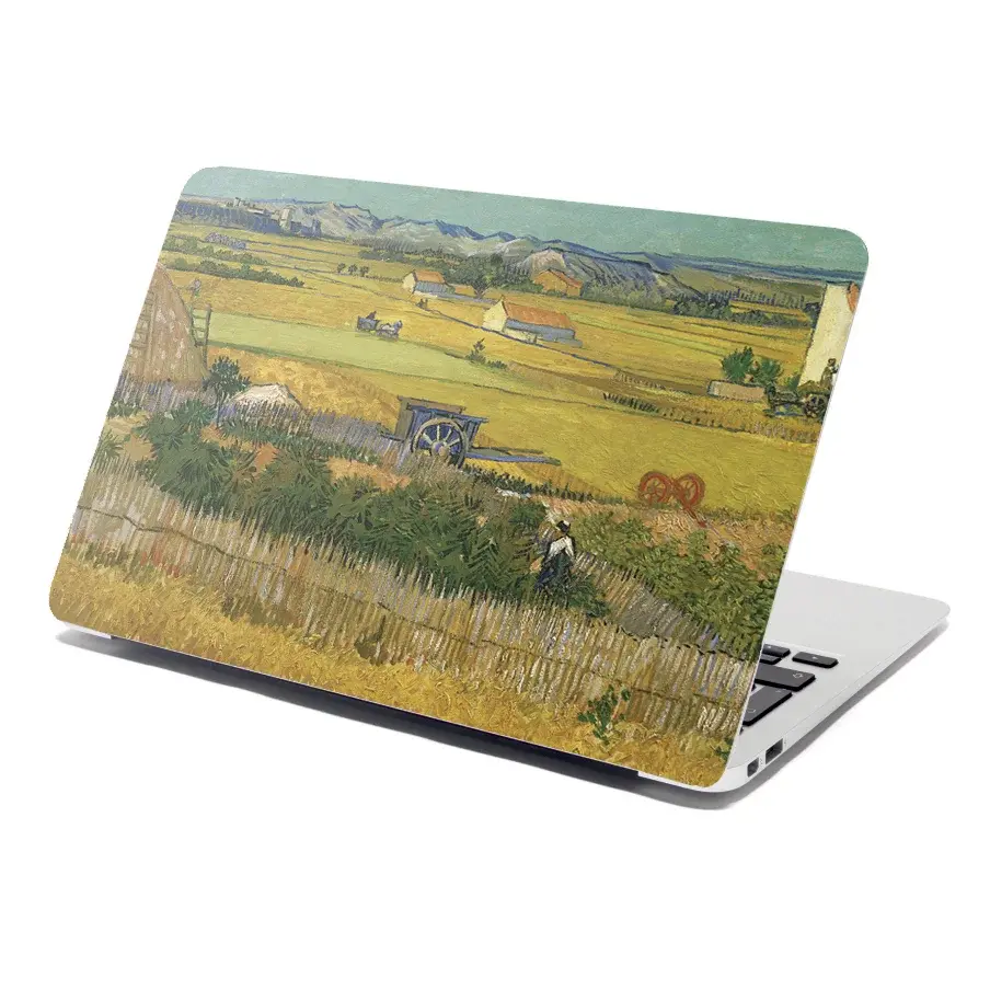 Samolepka na notebook Sklizeň - Vincent van Gogh - 29x20 cm